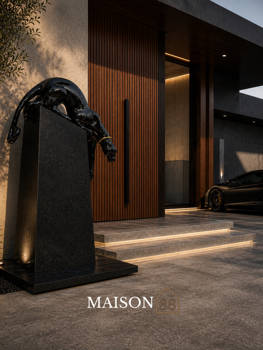 Panther Sculpture