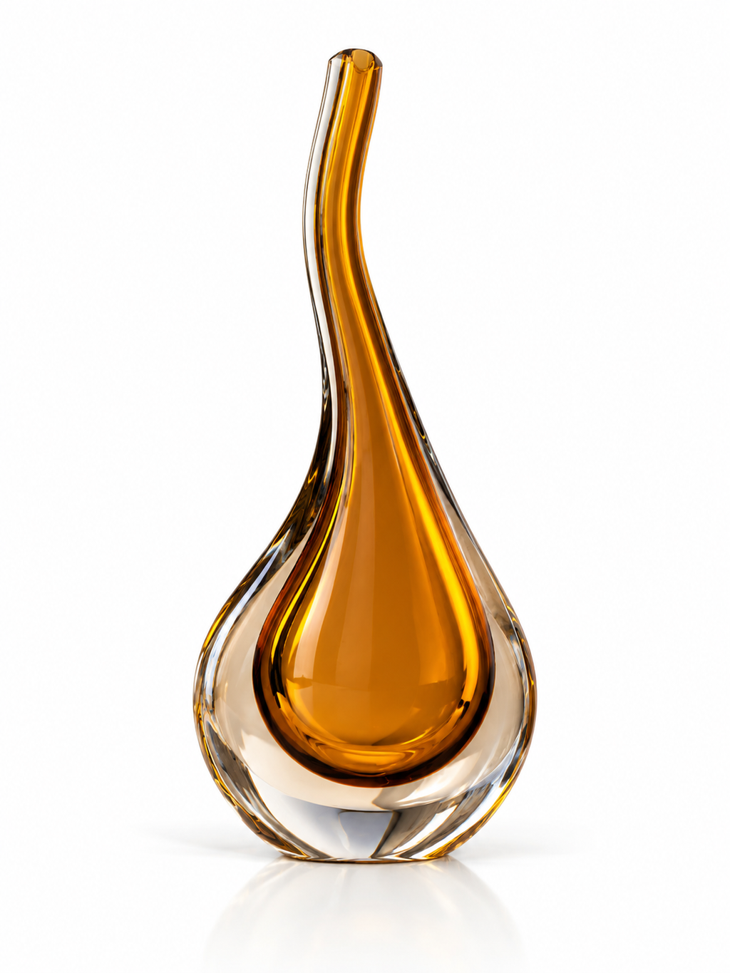 STRETCHED NECK MURANO VASE