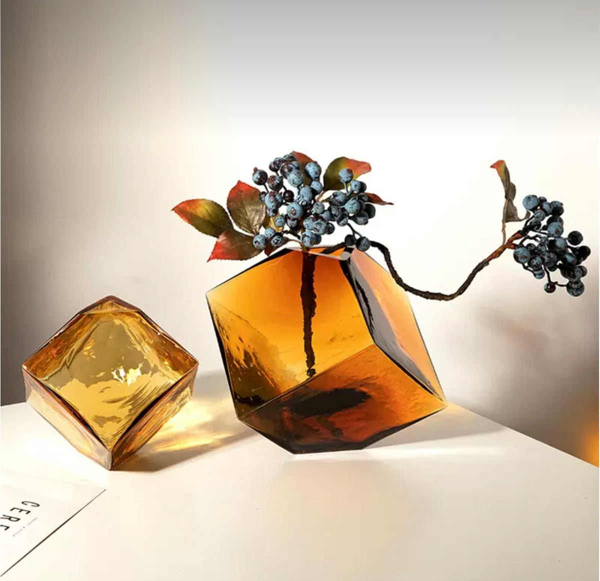 Cube vase set of 2