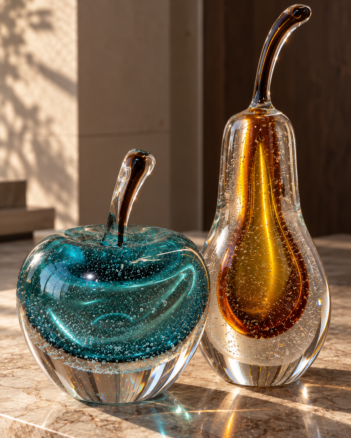 pear & apple glassy
