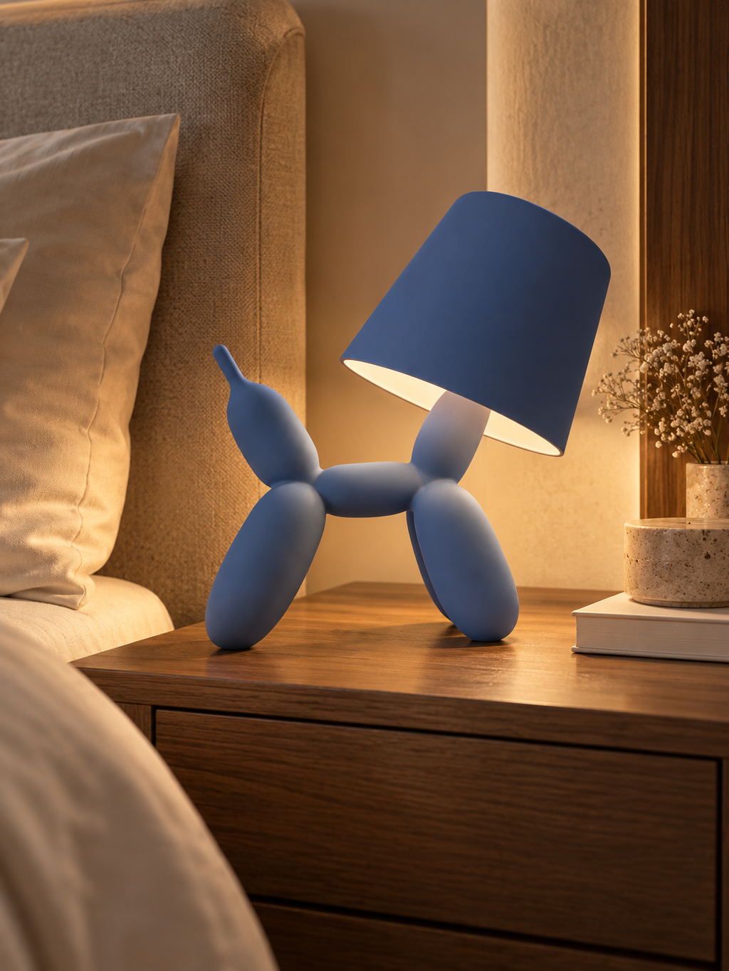 Balloon dog lamp