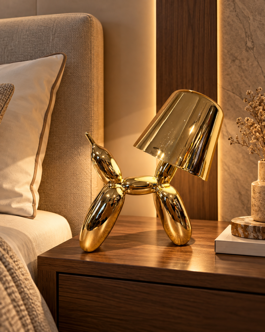 Balloon dog lamp