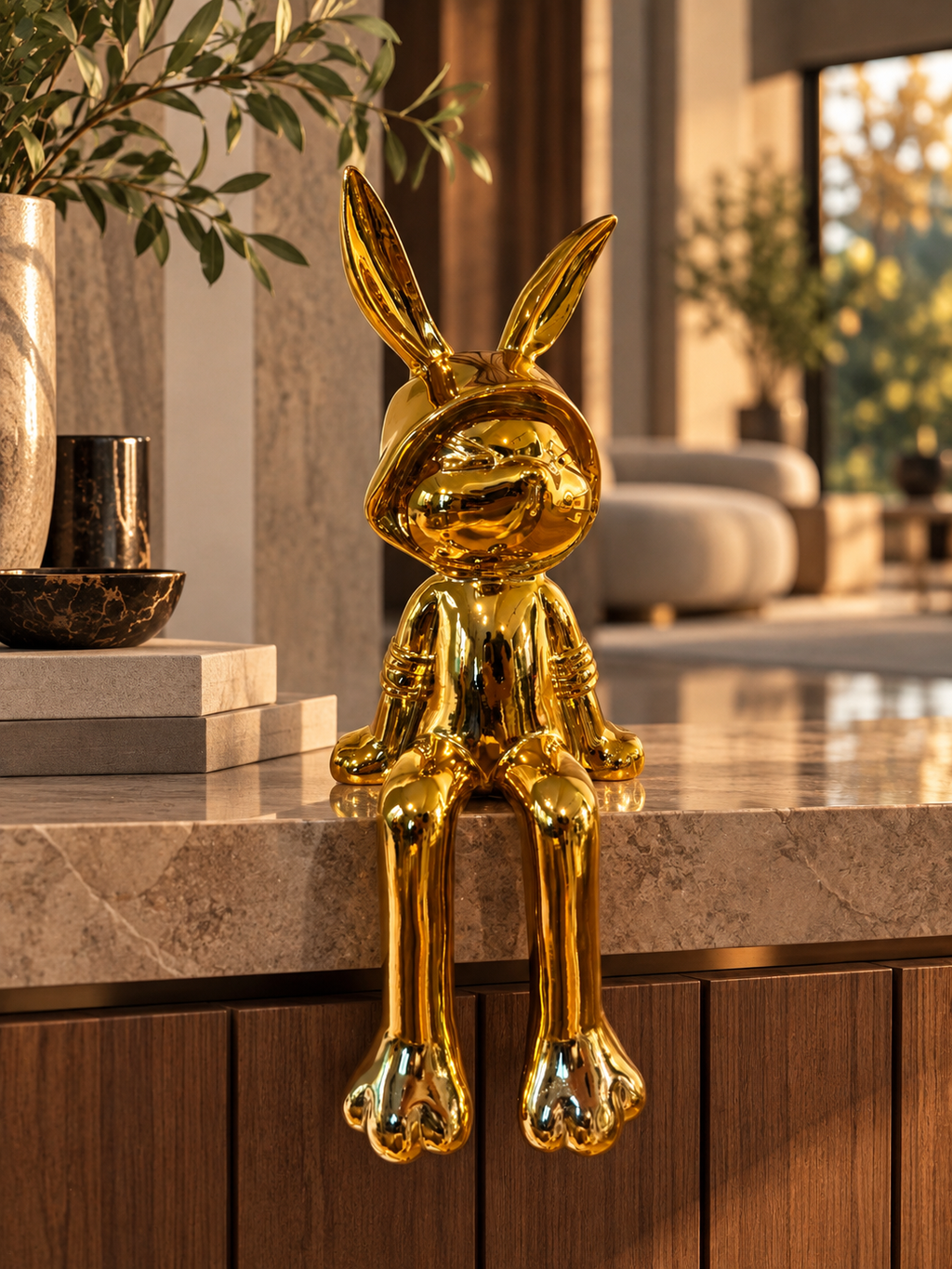 Golden rabbit small