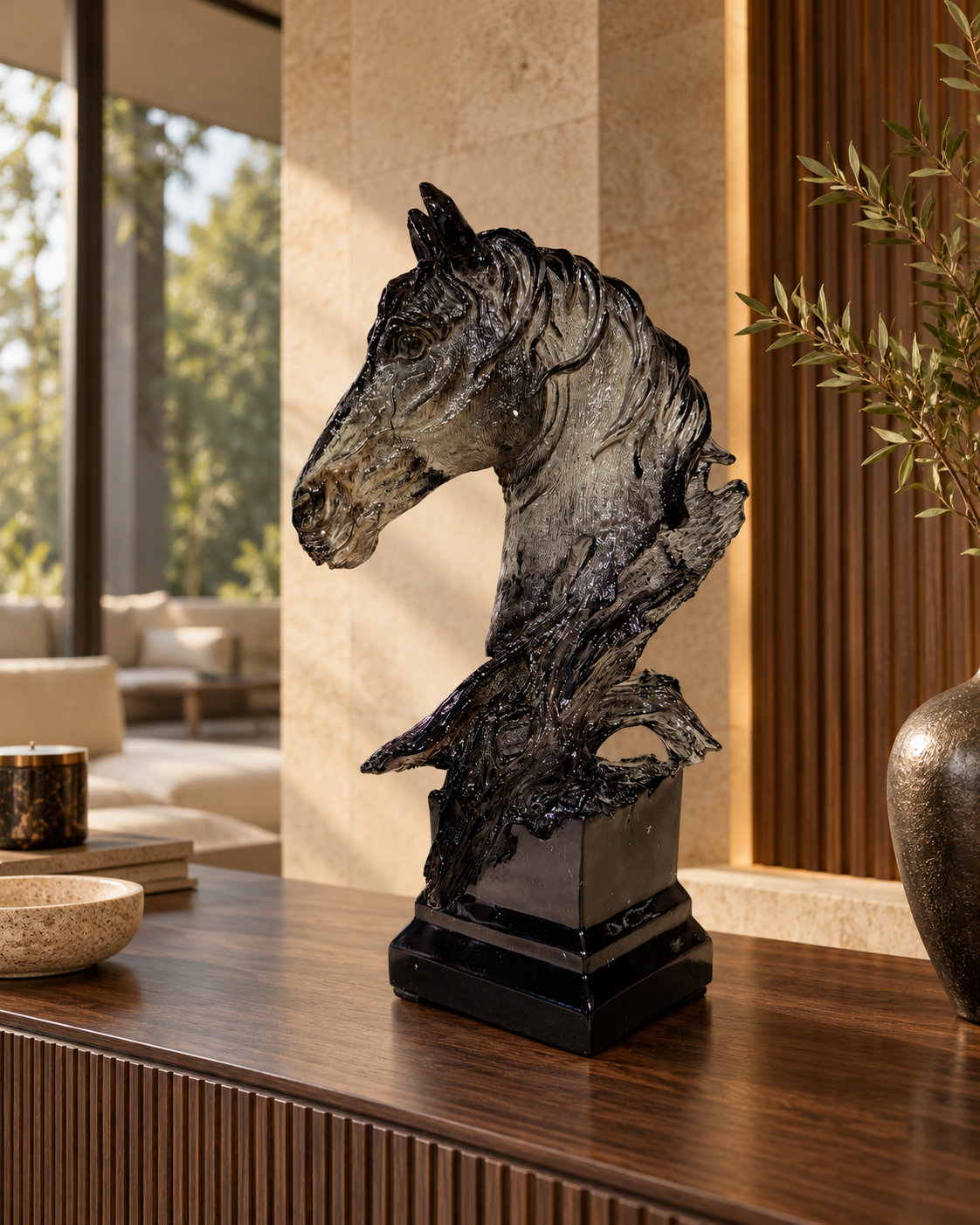 acrylic horse head