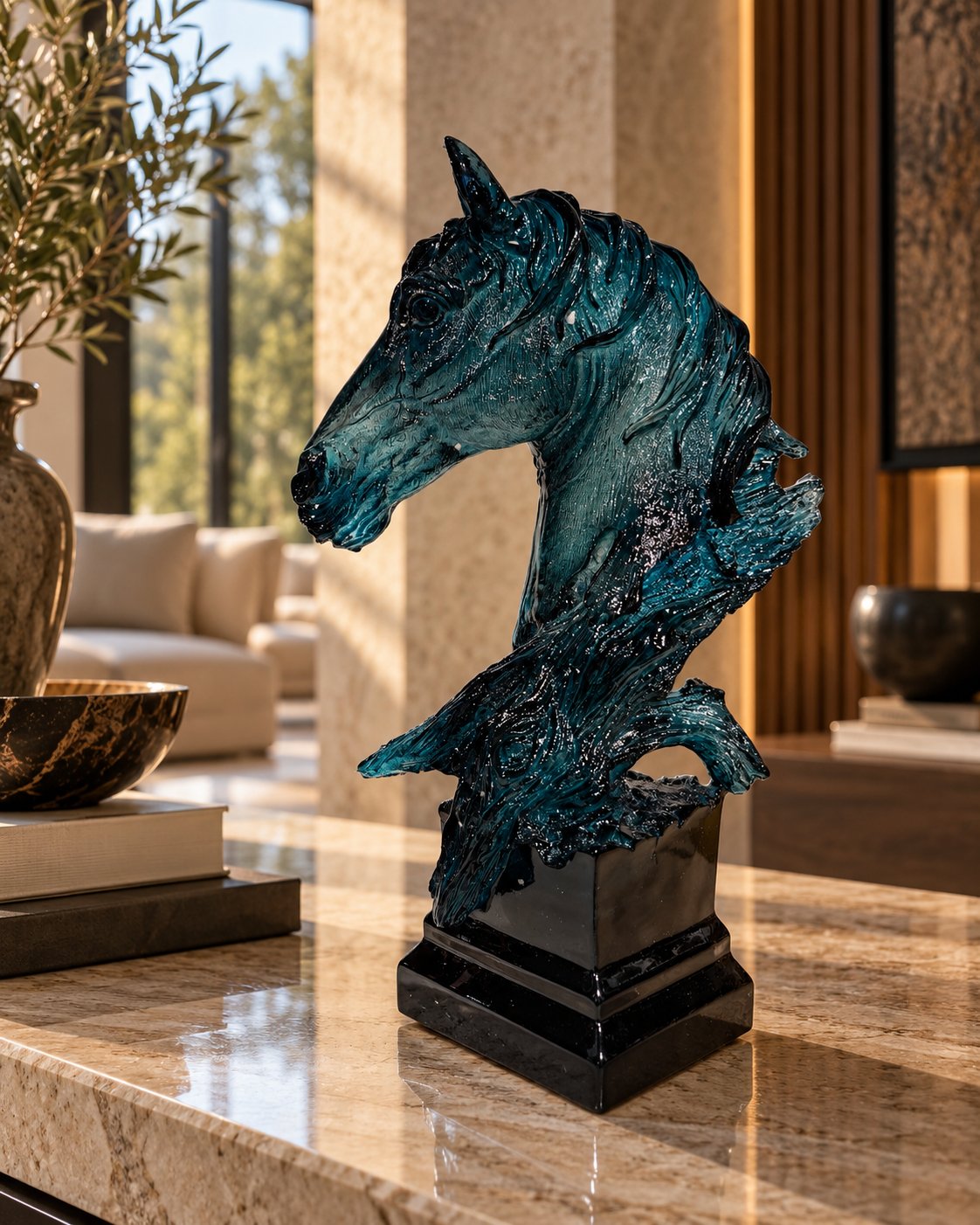 acrylic horse head