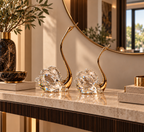Golden grace swans